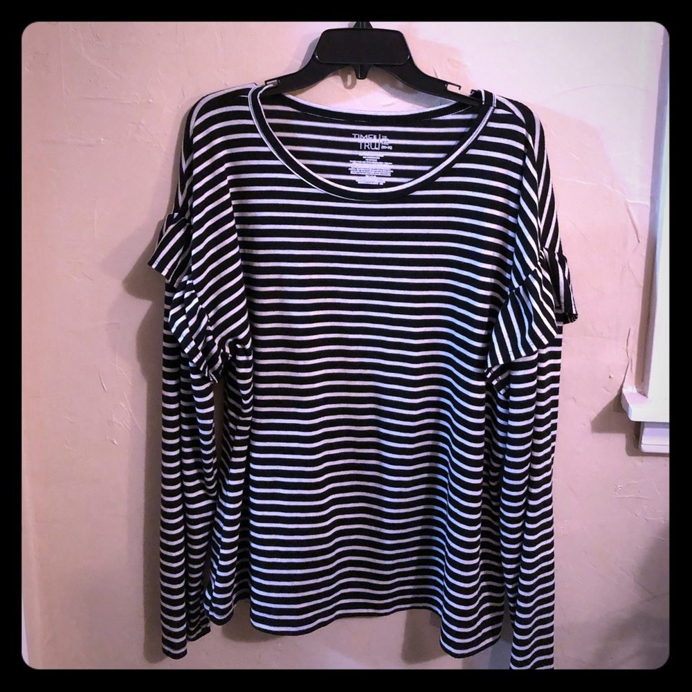 XL striped long sleeve